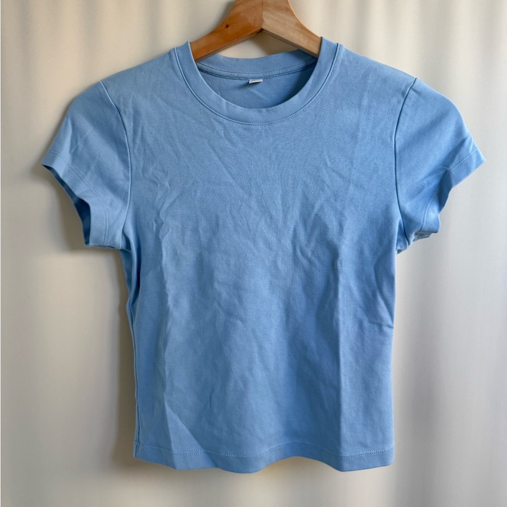 Uniqlo Sky Blue Short Sleeve Tee